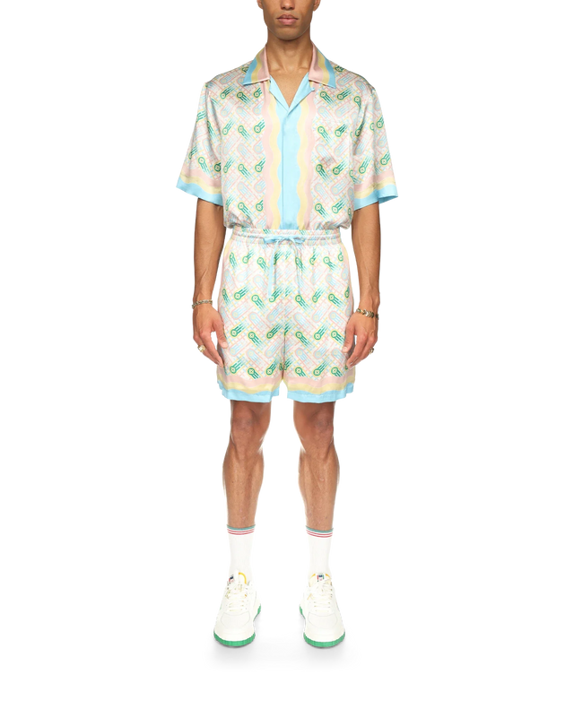Casablanca Ping Pong Silk Shorts | Casablanca Paris