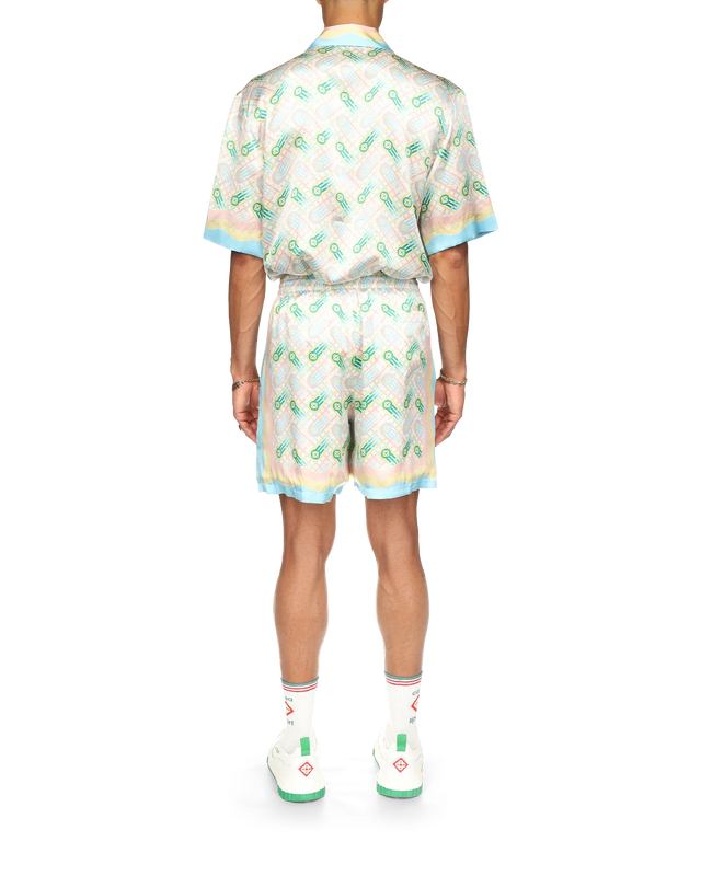 Casablanca Ping Pong Silk Shorts | Casablanca Paris