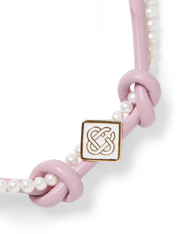 Casablanca Pink Knotted Necklace | Casablanca Paris