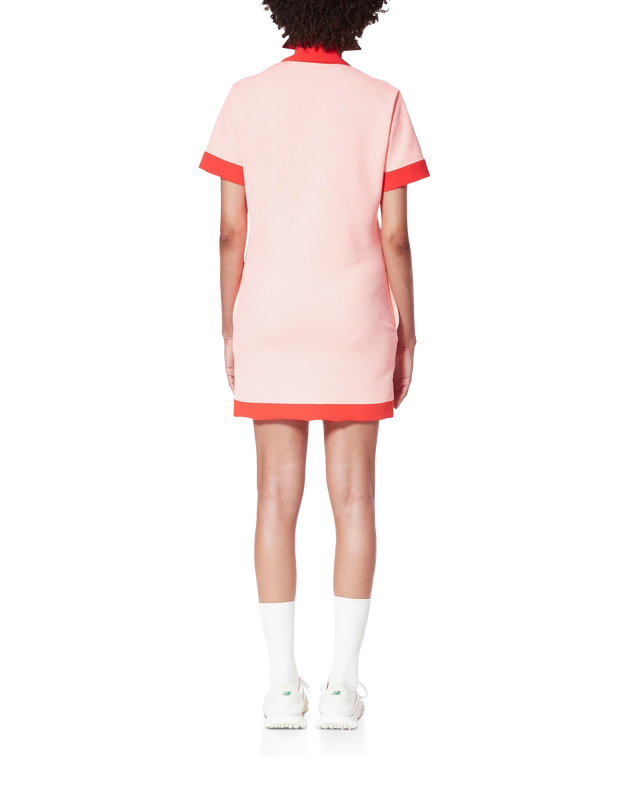 Casablanca Pink Wave Polo Dress– Casablanca