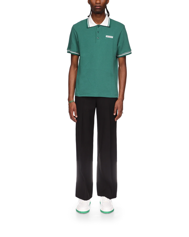Casablanca Pique Polo Shirt | Casablanca Paris