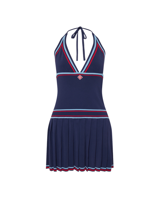 casablanca Pleated Halter Dress | Casablanca Paris