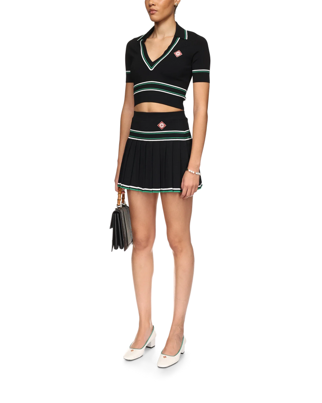 Casablanca Pleated Knit Skirt | Casablanca Paris