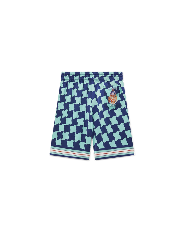 Casablanca Pool Tile Silk Shorts | Casablanca Paris