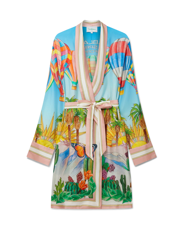 Casablanca Psychedelic Silk Robe | Casablanca Paris