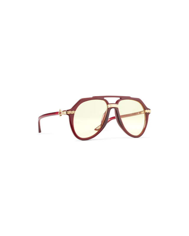 casablanca Rajio Wine & Gold Sunglasses– Casablanca