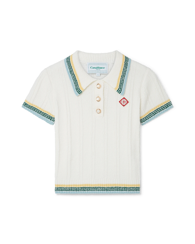casablanca Rib Boucle Polo Shirt | Casablanca Paris
