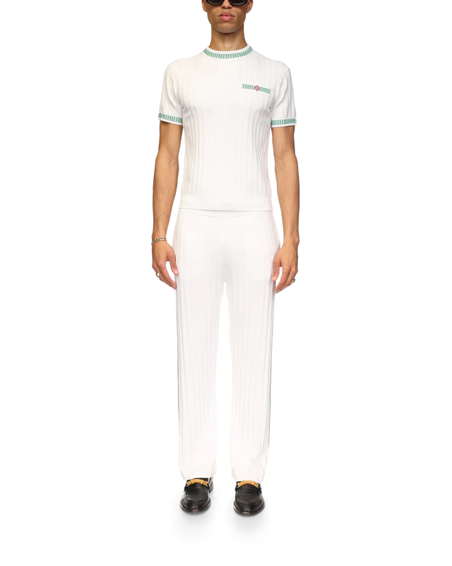 Casablanca Rib Effect Crew Top | Casablanca Paris