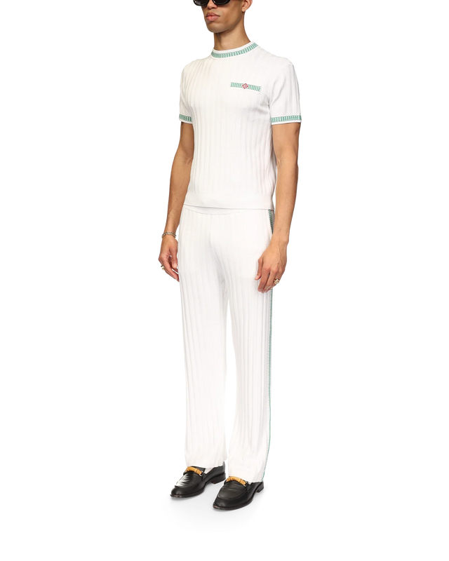 Casablanca Rib Effect Crew Top | Casablanca Paris