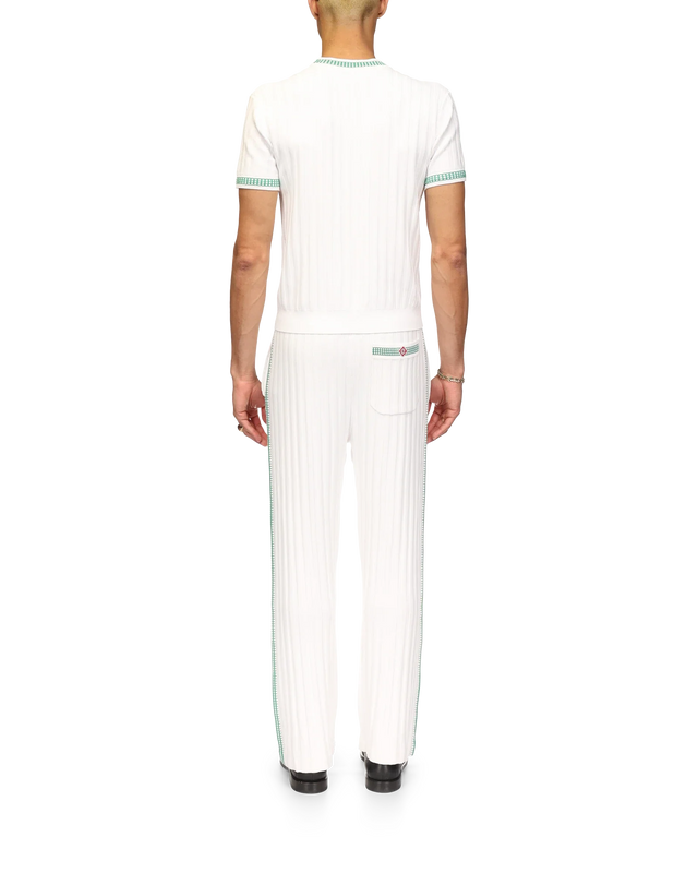 Casablanca Rib Effect Crew Top | Casablanca Paris