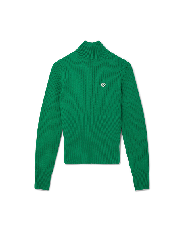 casablanca Rib High Neck Jumper | Casablanca Paris