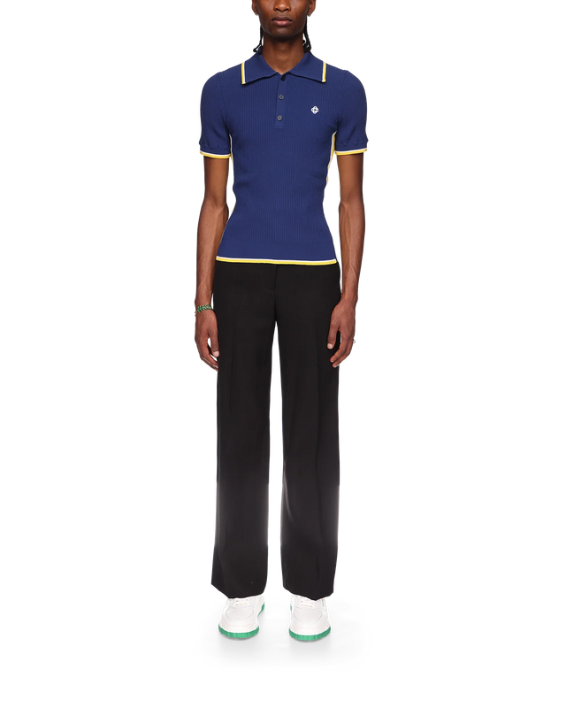 Casablanca Rib Polo Shirt | Casablanca Paris