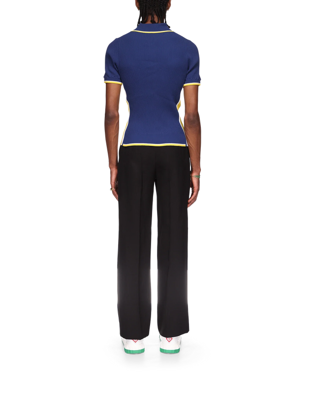 Casablanca Rib Polo Shirt | Casablanca Paris