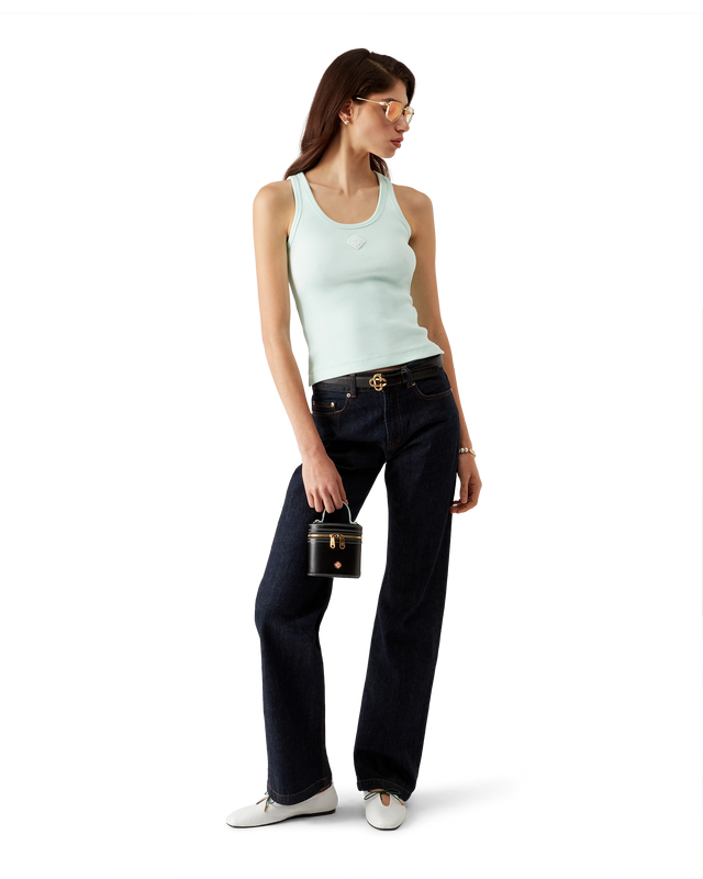 Casablanca Ribbed Jersey Tank Top– Casablanca