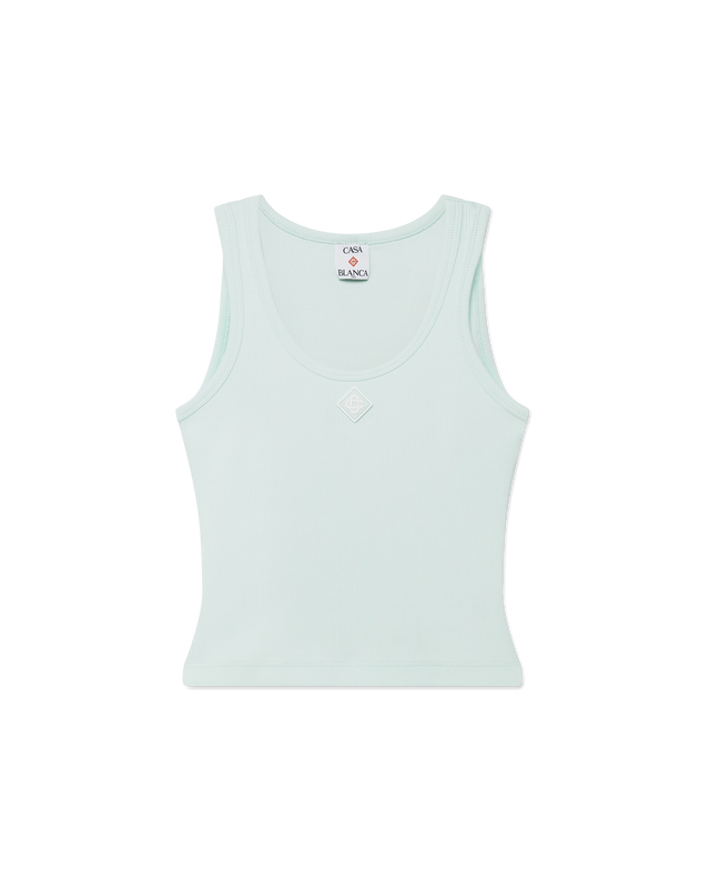 casablanca Ribbed Jersey Tank Top– Casablanca