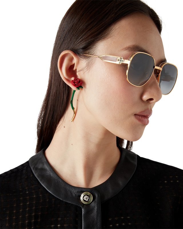 Casablanca Rose Drop Earrings | Casablanca Paris