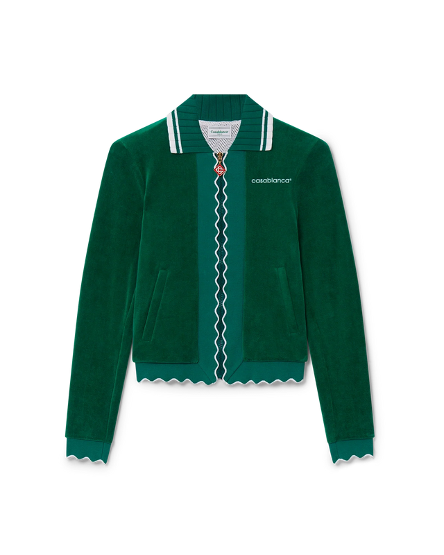 casablanca Scalloped Track Jacket | Casablanca Paris