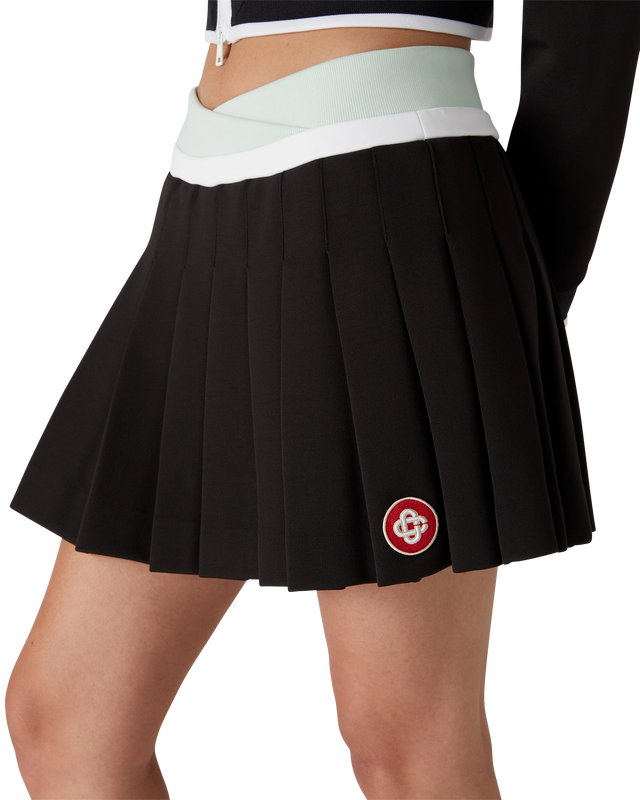 Casablanca Scuba Pleated Mini Skirt– Casablanca