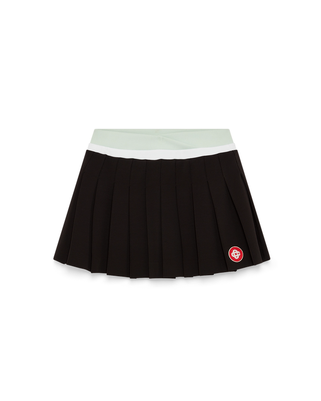 casablanca Scuba Pleated Mini Skirt– Casablanca