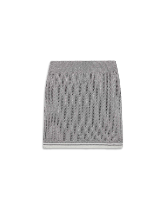 casablanca Silver Knit Skirt | Casablanca Paris