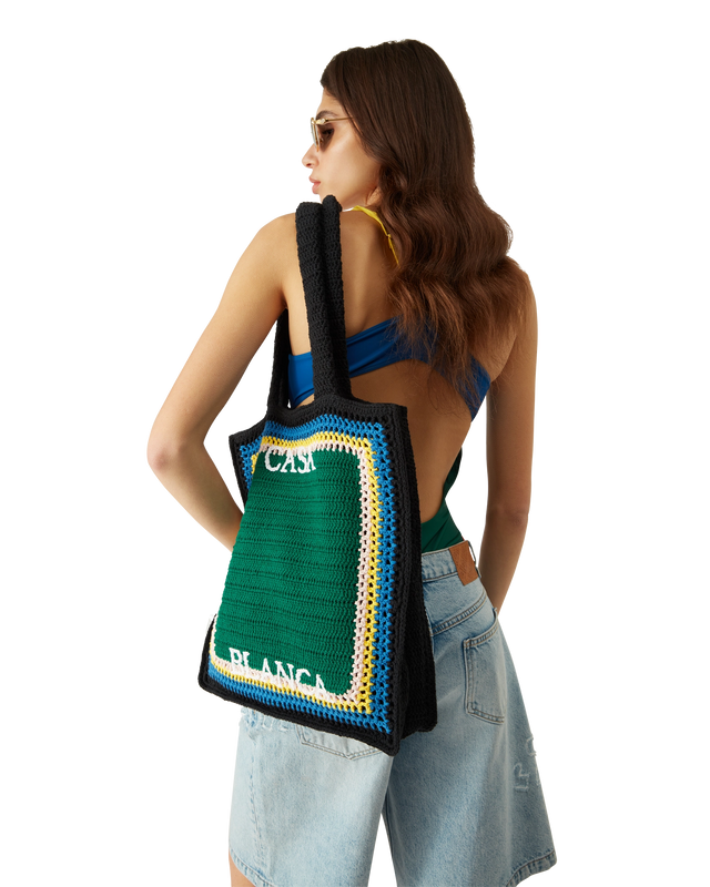 Casablanca Stripe Crochet Bag– Casablanca
