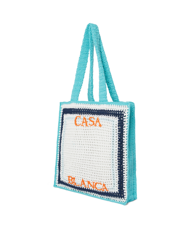 Casablanca Stripe Crochet Bag– Casablanca