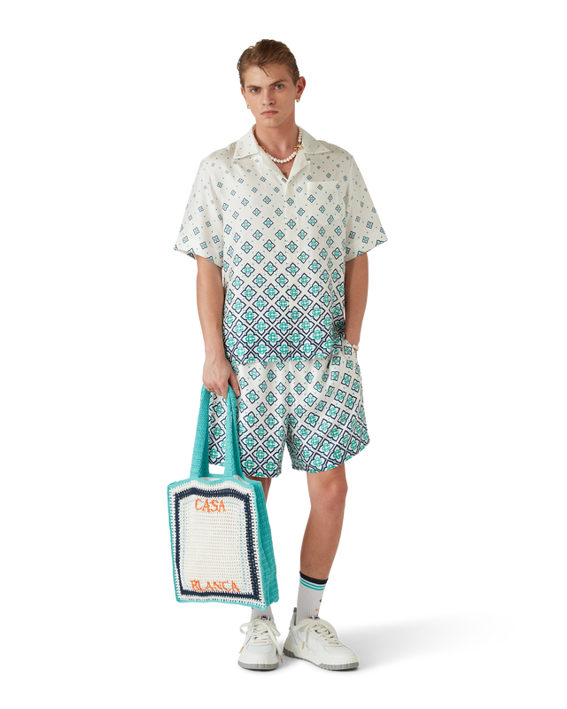 Casablanca Stripe Crochet Bag– Casablanca