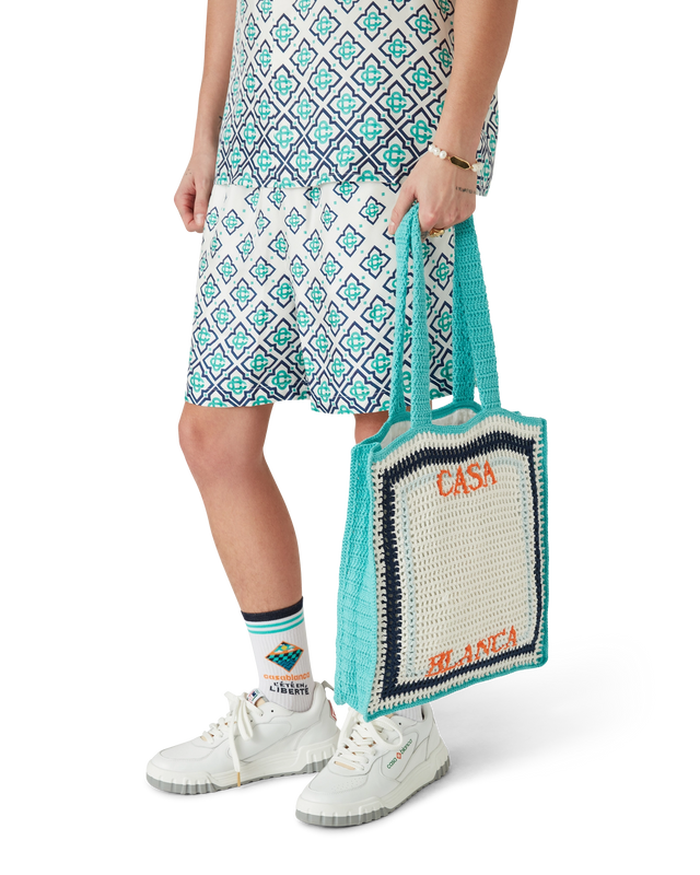 Casablanca Stripe Crochet Bag– Casablanca
