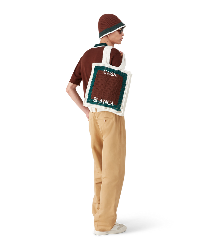 Casablanca Stripe Crochet Bag | Casablanca Paris