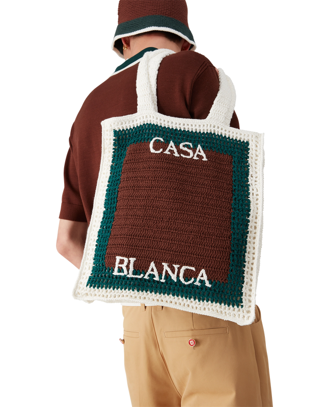 Casablanca Stripe Crochet Bag | Casablanca Paris