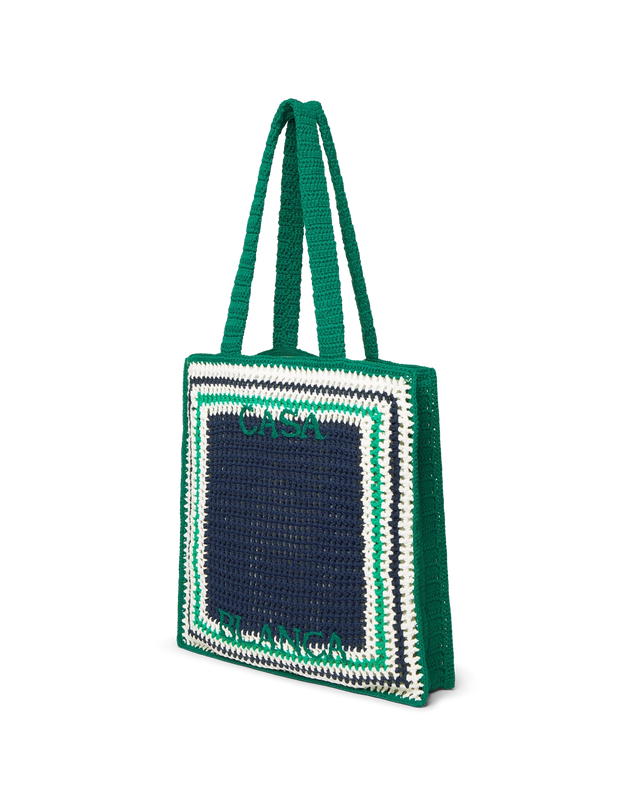 Casablanca Stripe Crochet Bag | Casablanca Paris