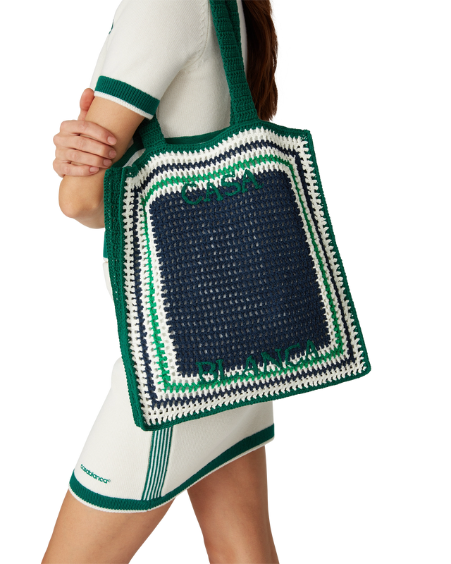 Casablanca Stripe Crochet Bag | Casablanca Paris