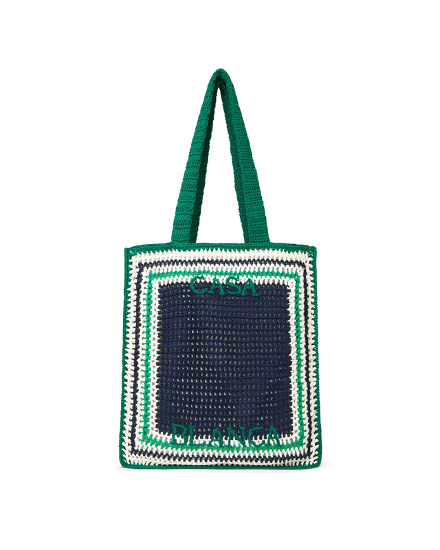 casablanca Stripe Crochet Bag | Casablanca Paris