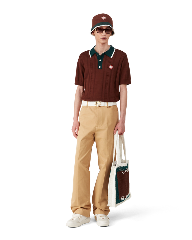 Casablanca Stripe Crochet Hat | Casablanca Paris