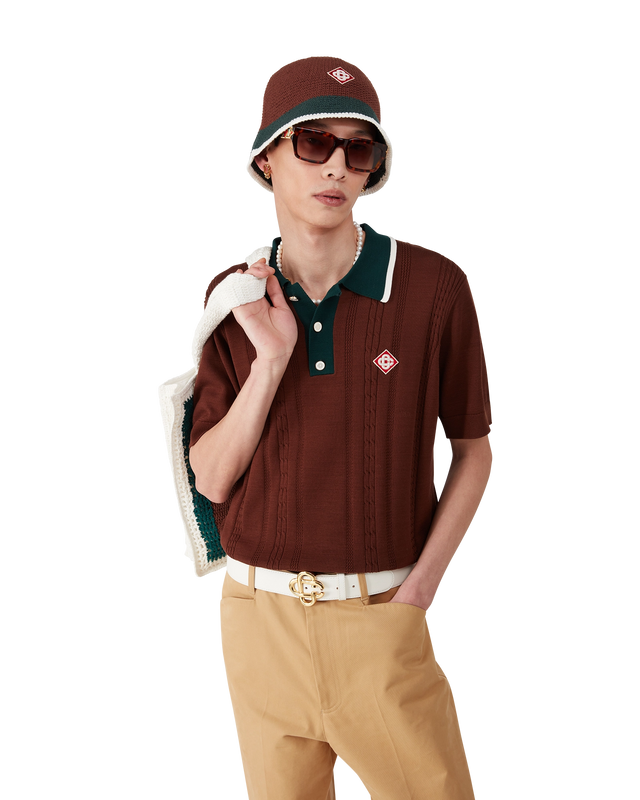 Casablanca Stripe Crochet Hat | Casablanca Paris