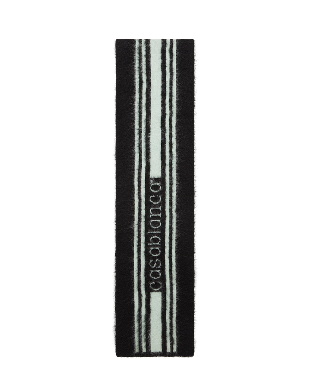 casablanca Stripe Mohair Scarf | Casablanca Paris