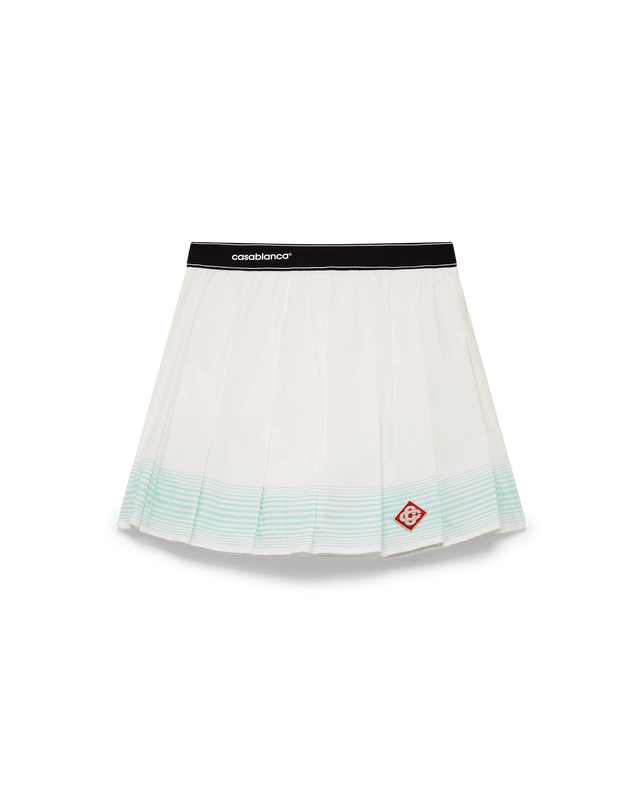 casablanca Stripe Pleated Mini Skirt– Casablanca