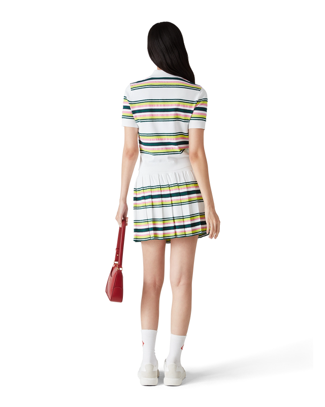 Casablanca Stripe Pleated Skirt– Casablanca