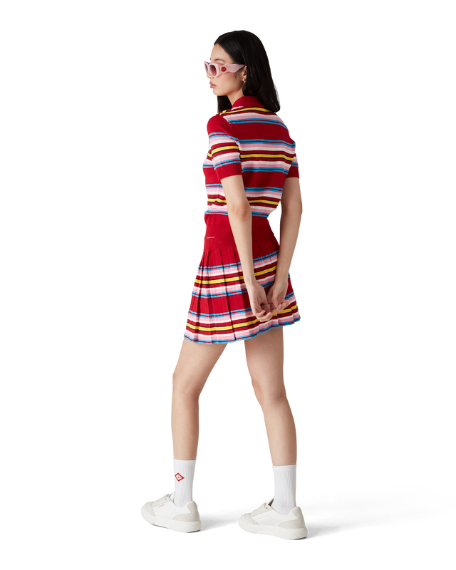Casablanca Stripe Pleated Skirt– Casablanca
