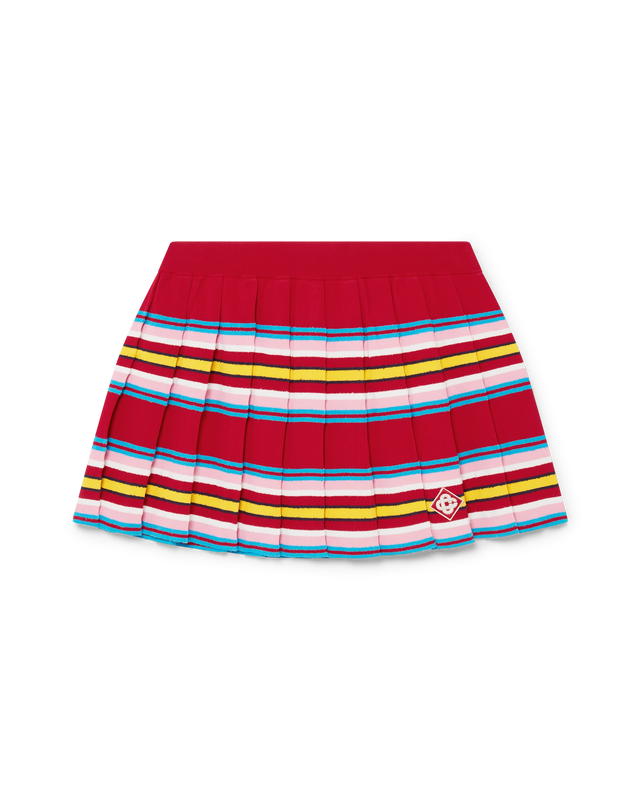 casablanca Stripe Pleated Skirt– Casablanca