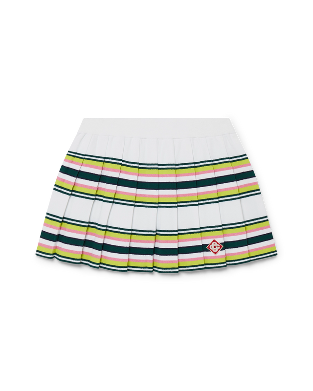 casablanca Stripe Pleated Skirt– Casablanca