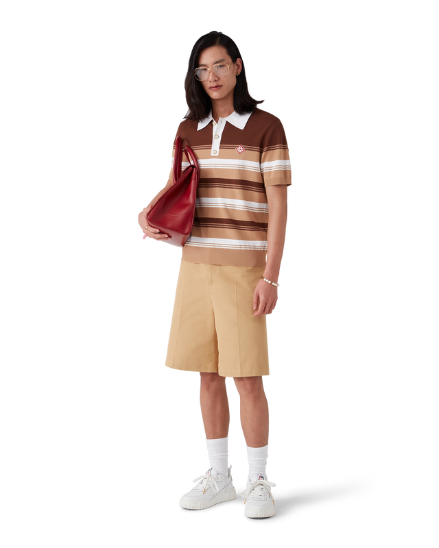 Casablanca Stripe Polo Shirt | Casablanca Paris