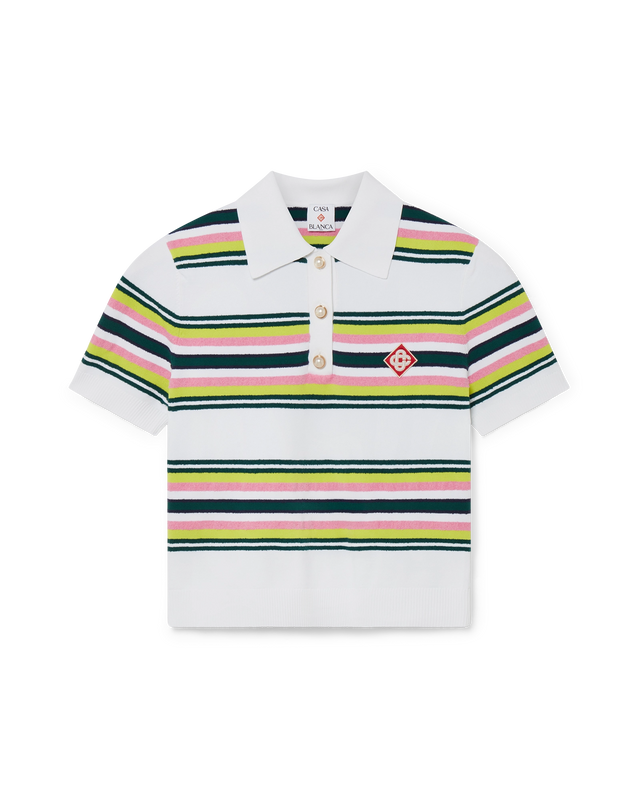 casablanca Stripe Polo Shirt | Casablanca Paris