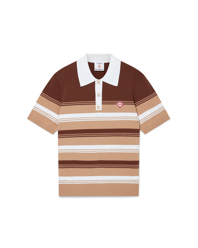 casablanca Stripe Polo Shirt | Casablanca Paris