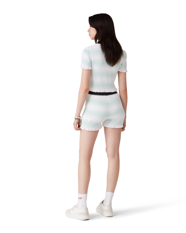 Casablanca Stripe Shirred Shorts– Casablanca