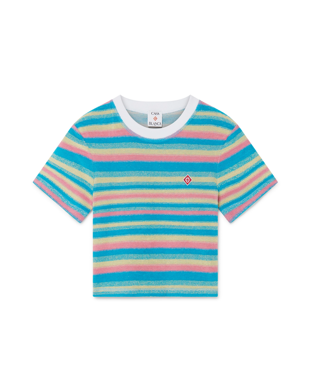 casablanca Stripe Towelling Top | Casablanca Paris