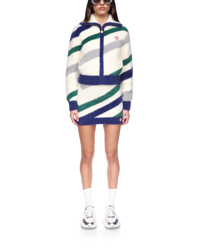 Casablanca Striped Fluffy Skirt | Casablanca Paris