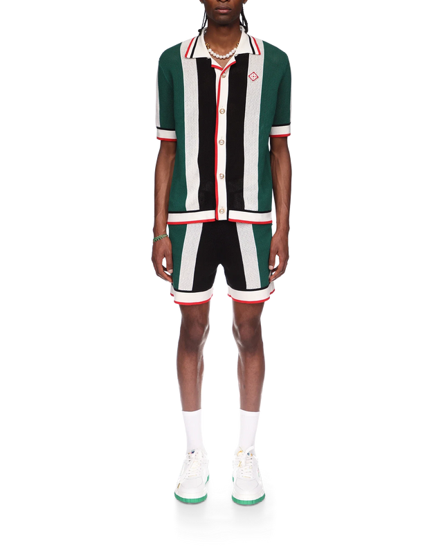 Casablanca Striped Mesh Shirt | Casablanca Paris