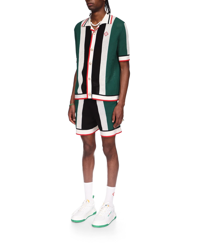 Casablanca Striped Mesh Shirt | Casablanca Paris