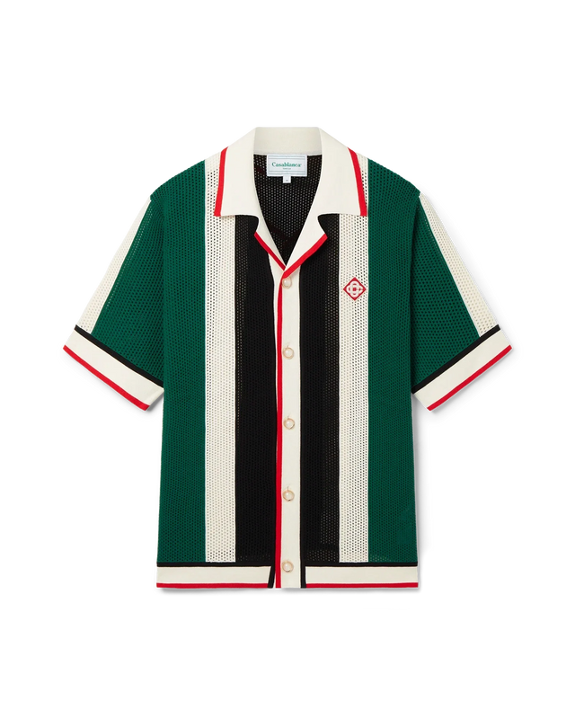 casablanca Striped Mesh Shirt | Casablanca Paris